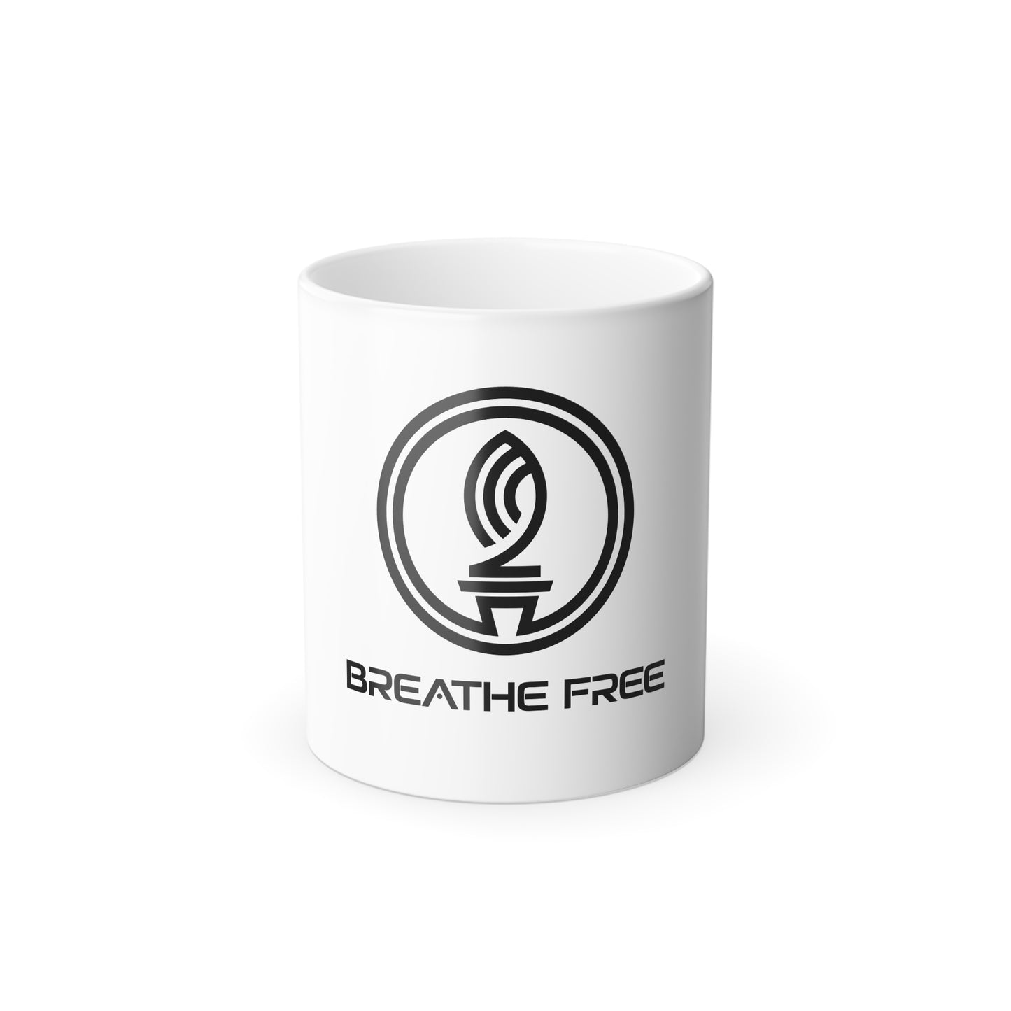 Breathe Free Color Morphing Mug - Transform Your Drink Experience