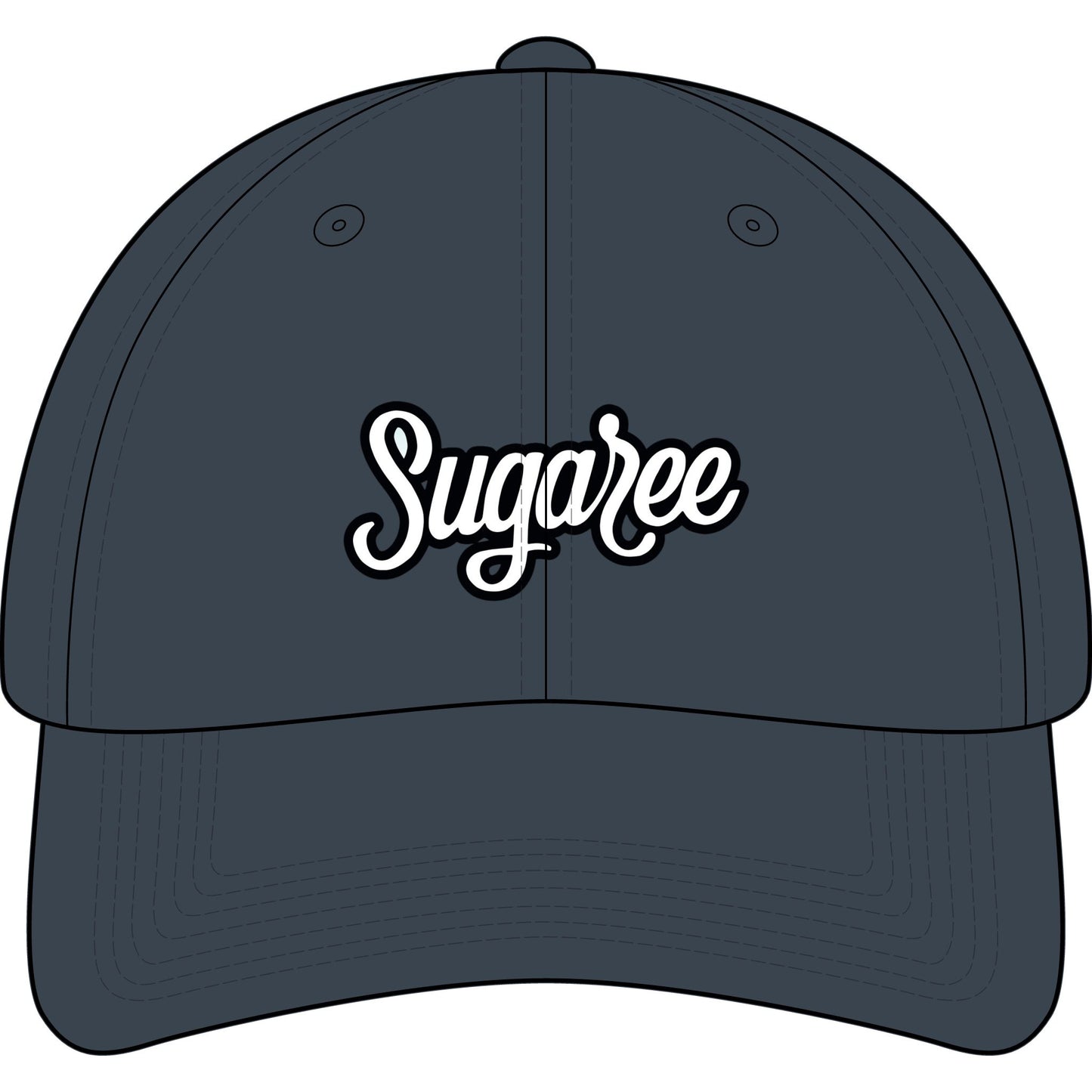 Sugaree Embroidered Cap — Classic Script Baseball Hat