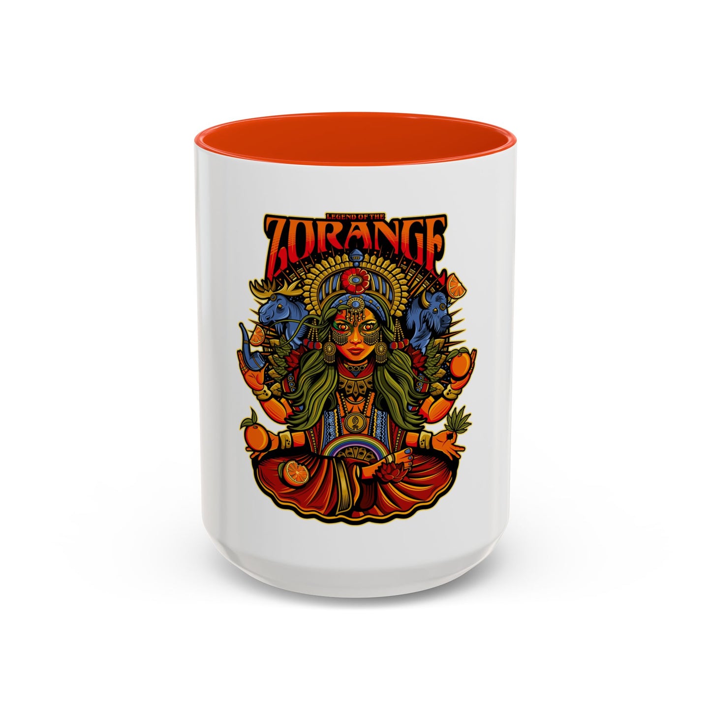 Legend of the Zorange Mug – Vibrant Gift for Tea Lovers, Coffee Drinkers, Home Decor, Art Enthusiasts, Unique Gift Idea, Bright Beverage