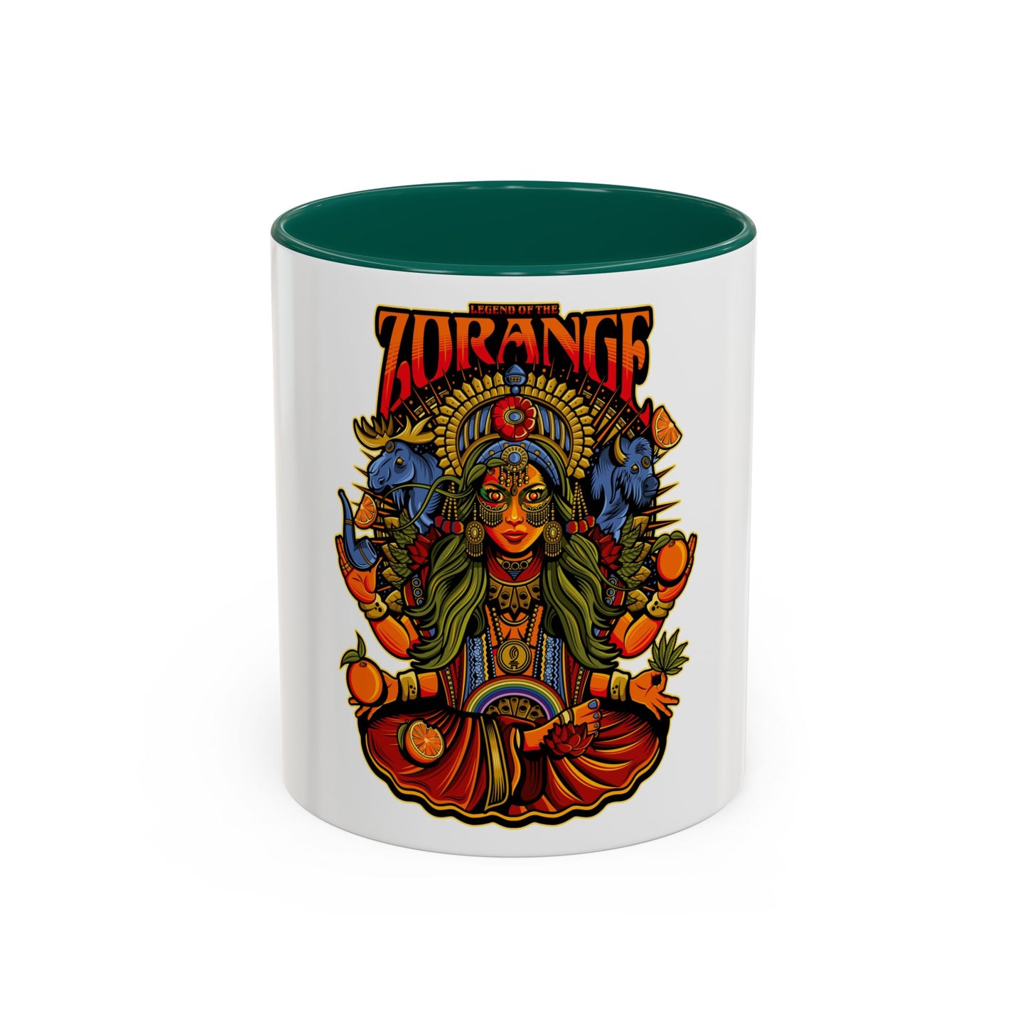 Legend of the Zorange Mug – Vibrant Gift for Tea Lovers, Coffee Drinkers, Home Decor, Art Enthusiasts, Unique Gift Idea, Bright Beverage