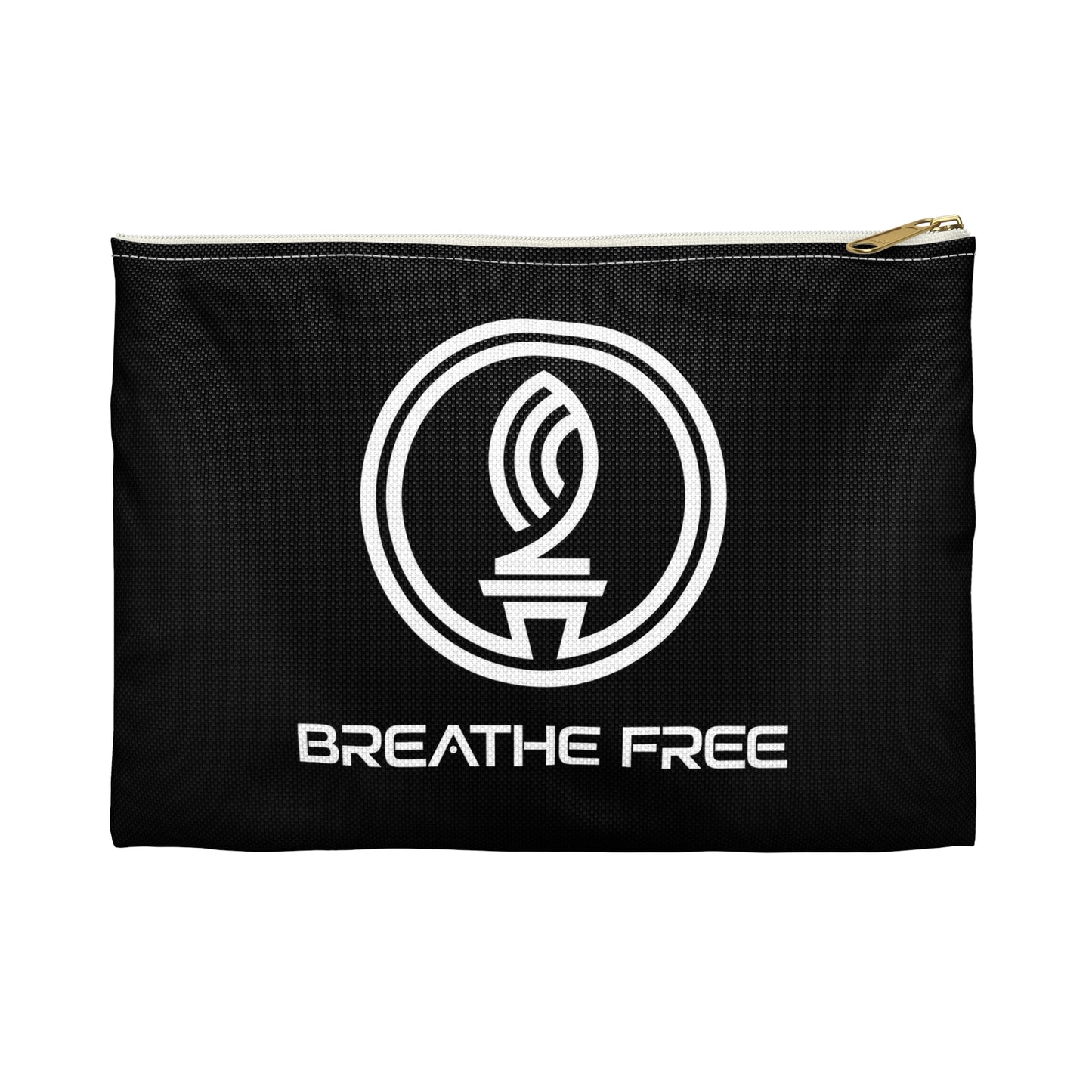 Stylish Breathe Free Accessory Pouch | Travel Makeup Bag, Organizer Clutch, Gift for Her, Eco-Friendly Essentials