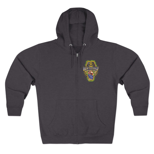 BLUEBERRY REZ ZIP HOODIE Colorful Graphic Unisex Zip Hoodie for Fun and Relaxation | Casual Wear, Birthday Gift, Streetwear, Cozy Apparel, Unique Style