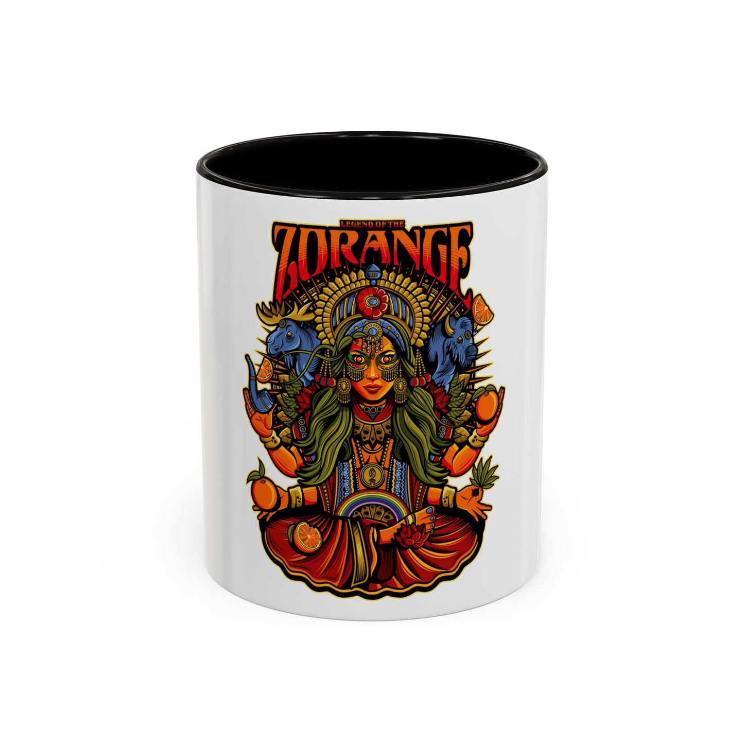 Legend of the Zorange Mug – Vibrant Gift for Tea Lovers, Coffee Drinkers, Home Decor, Art Enthusiasts, Unique Gift Idea, Bright Beverage