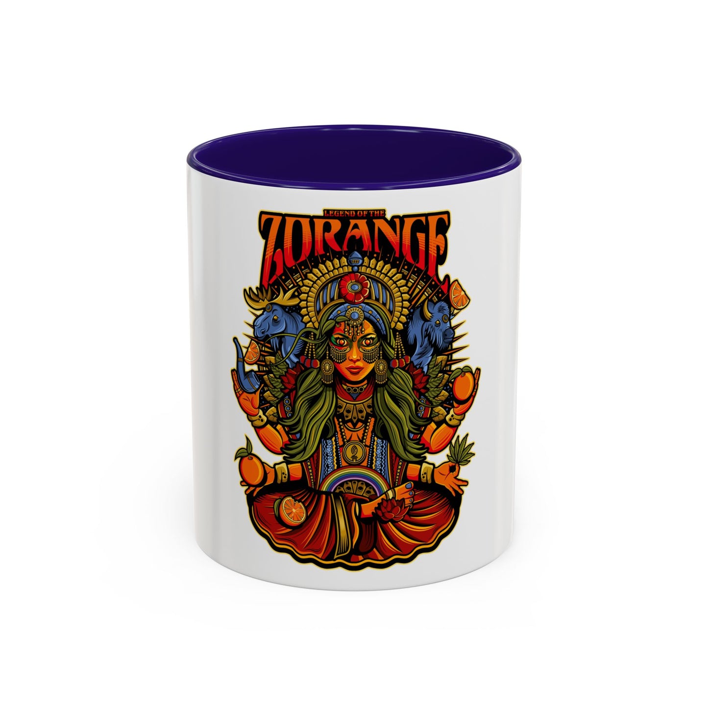 Legend of the Zorange Mug – Vibrant Gift for Tea Lovers, Coffee Drinkers, Home Decor, Art Enthusiasts, Unique Gift Idea, Bright Beverage