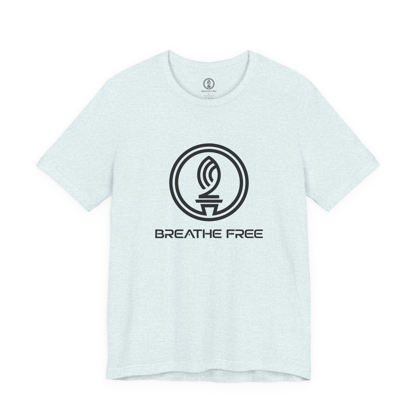 BREATHE FREE LOGO BLACK - Unisex Tee - Perfect for Daily Comfort, Gifts, Outdoors,  Casual Wear, and Relaxation