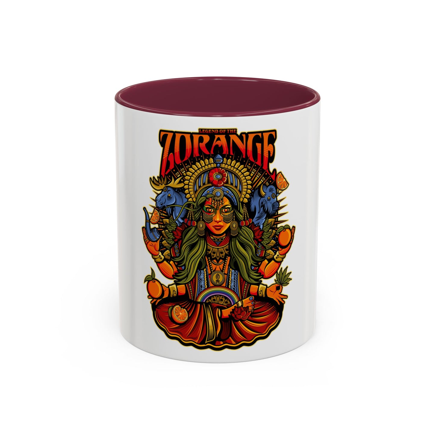 Legend of the Zorange Mug – Vibrant Gift for Tea Lovers, Coffee Drinkers, Home Decor, Art Enthusiasts, Unique Gift Idea, Bright Beverage