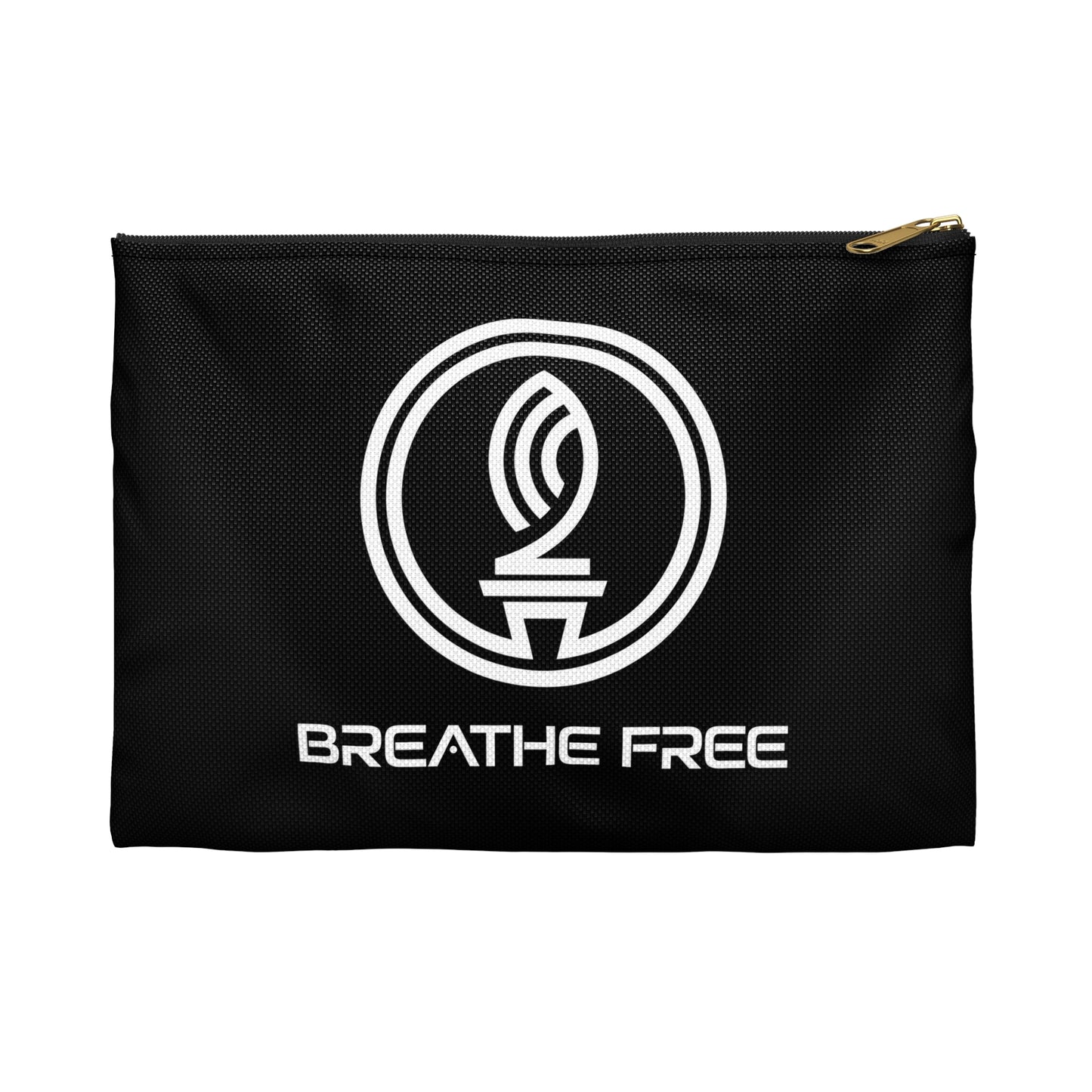 Stylish Breathe Free Accessory Pouch | Travel Makeup Bag, Organizer Clutch, Gift for Her, Eco-Friendly Essentials