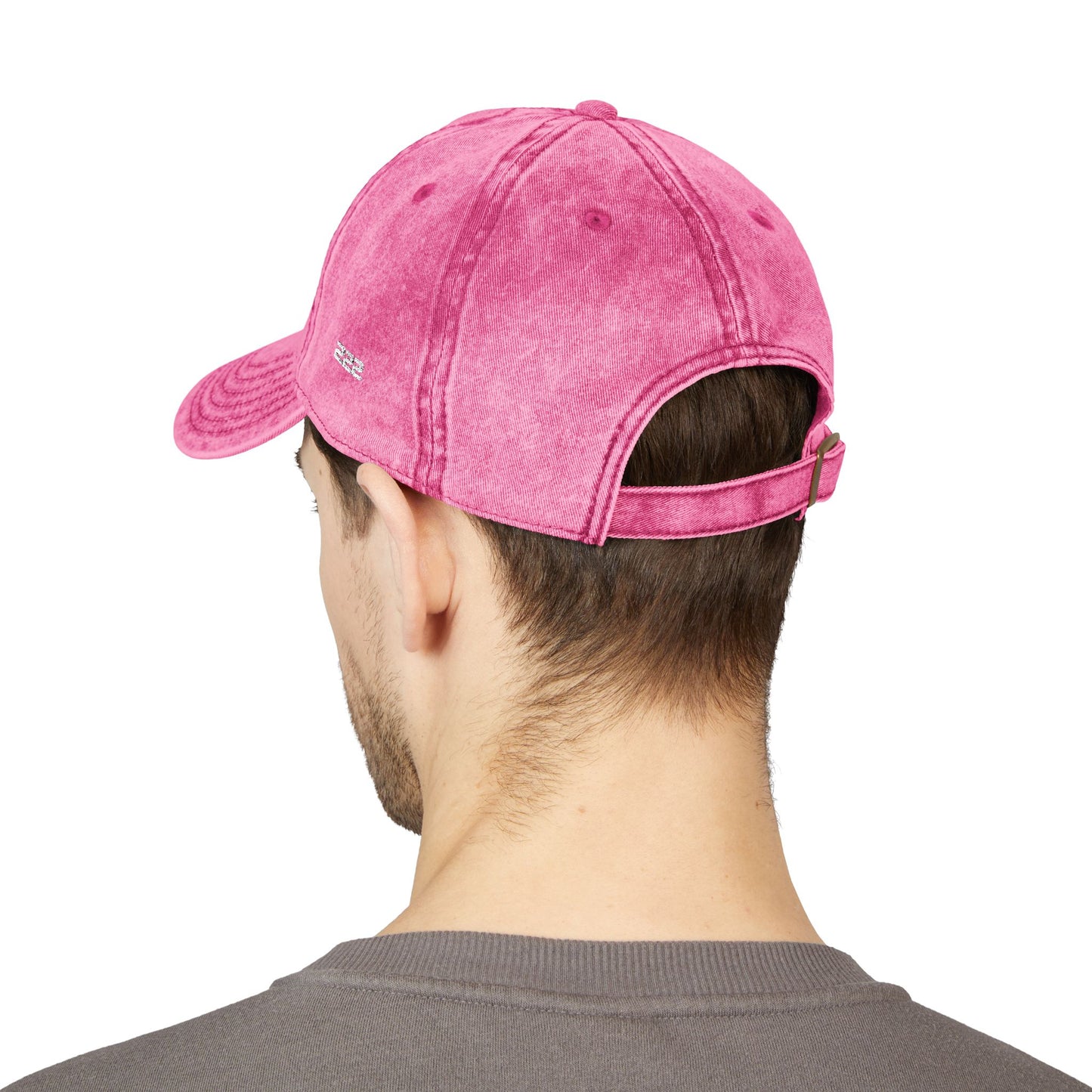 Vintage Embroidered Cap - "BREATHE FREE" Distressed Dad Hat