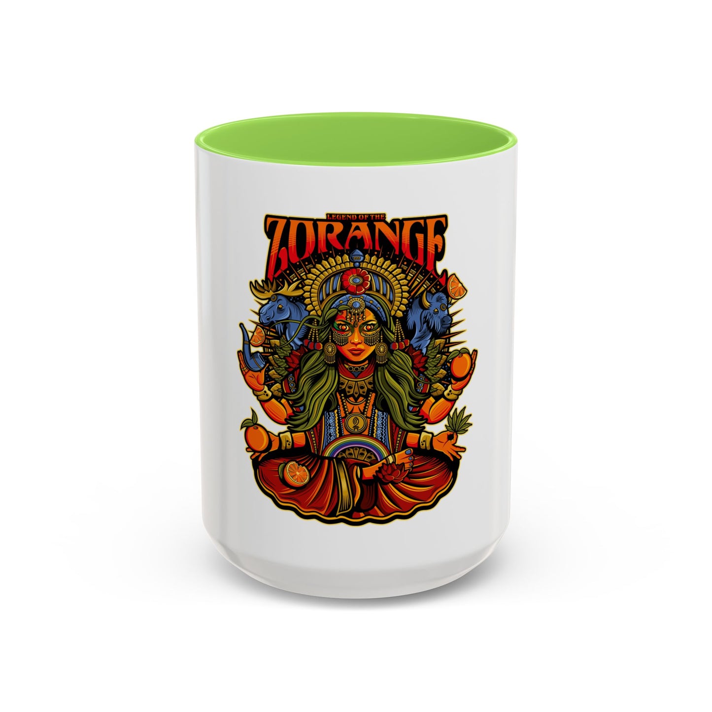 Legend of the Zorange Mug – Vibrant Gift for Tea Lovers, Coffee Drinkers, Home Decor, Art Enthusiasts, Unique Gift Idea, Bright Beverage