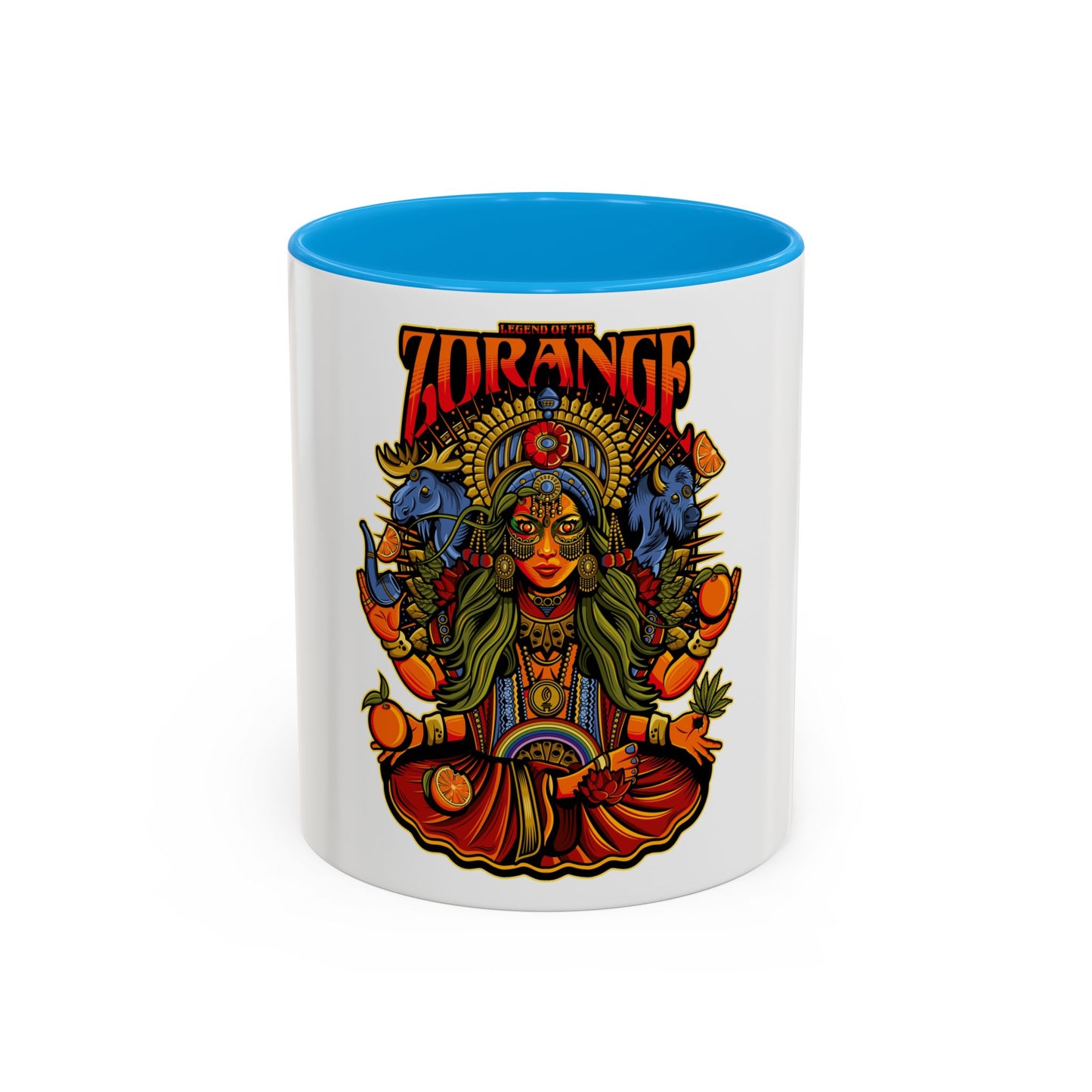 Legend of the Zorange Mug – Vibrant Gift for Tea Lovers, Coffee Drinkers, Home Decor, Art Enthusiasts, Unique Gift Idea, Bright Beverage