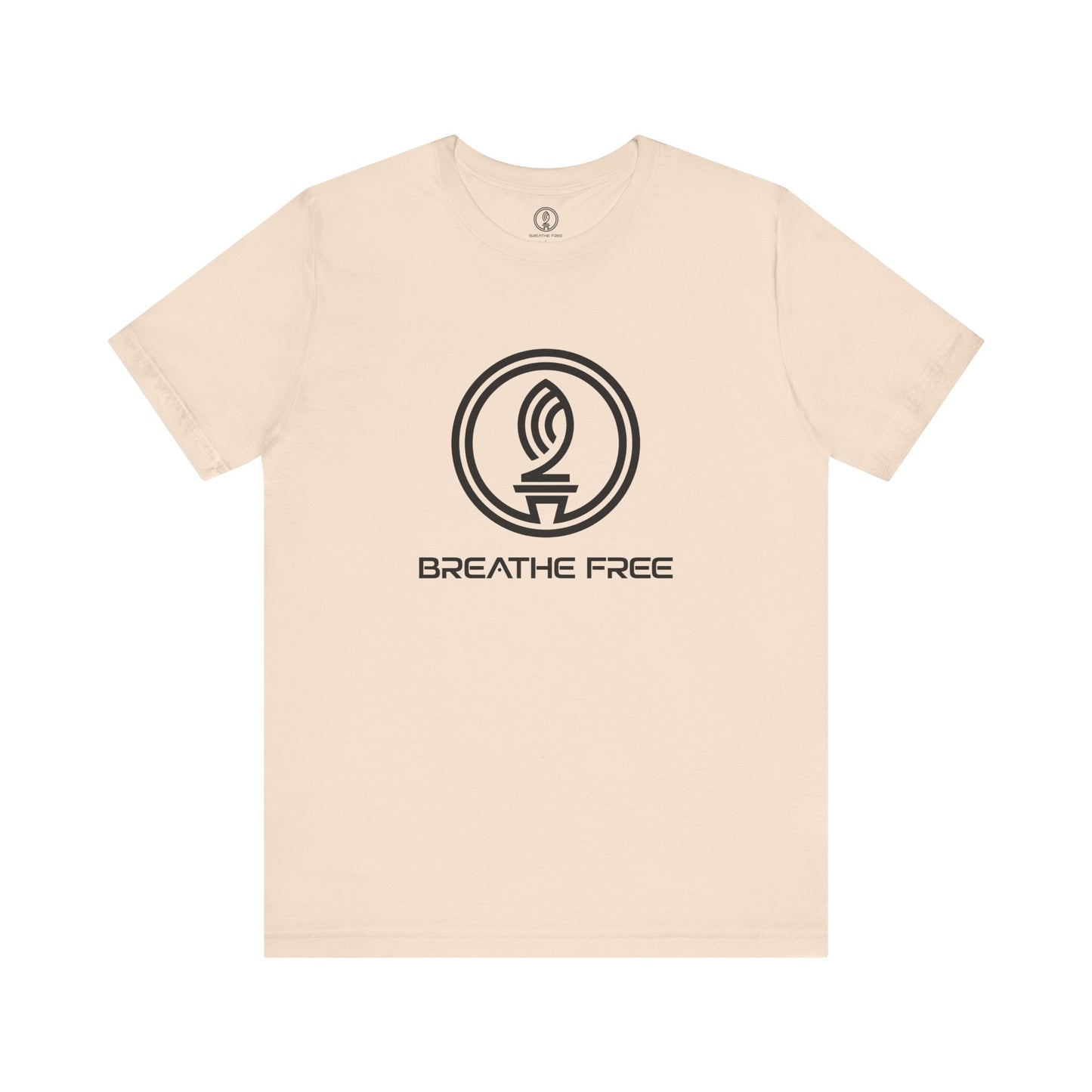 BREATHE FREE LOGO BLACK - Unisex Tee - Perfect for Daily Comfort, Gifts, Outdoors,  Casual Wear, and Relaxation
