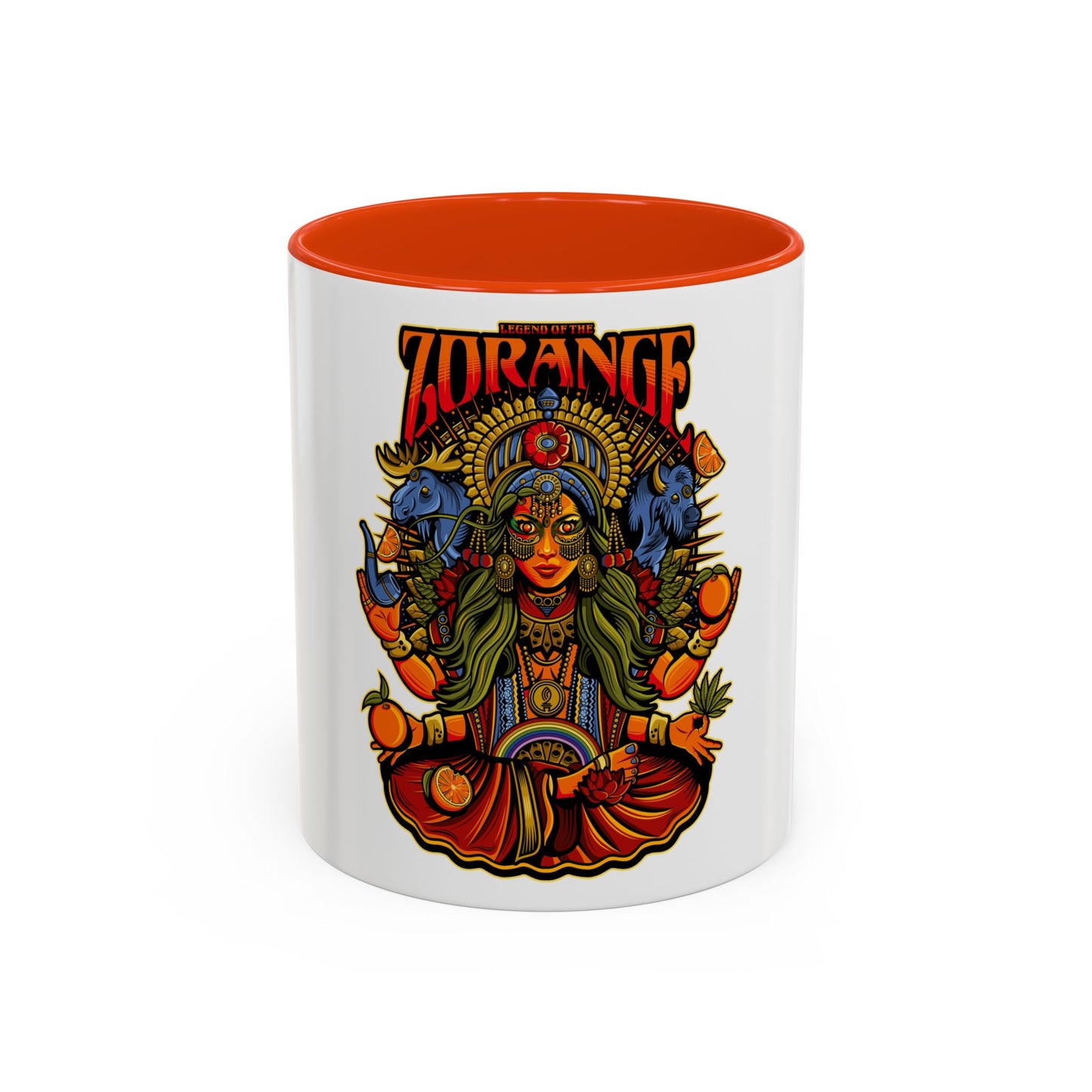 Legend of the Zorange Mug – Vibrant Gift for Tea Lovers, Coffee Drinkers, Home Decor, Art Enthusiasts, Unique Gift Idea, Bright Beverage