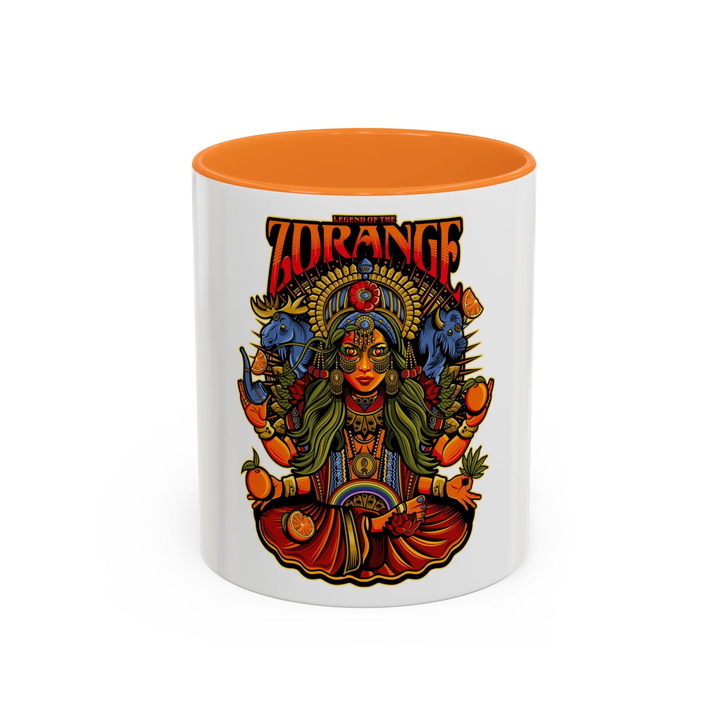 Legend of the Zorange Mug – Vibrant Gift for Tea Lovers, Coffee Drinkers, Home Decor, Art Enthusiasts, Unique Gift Idea, Bright Beverage