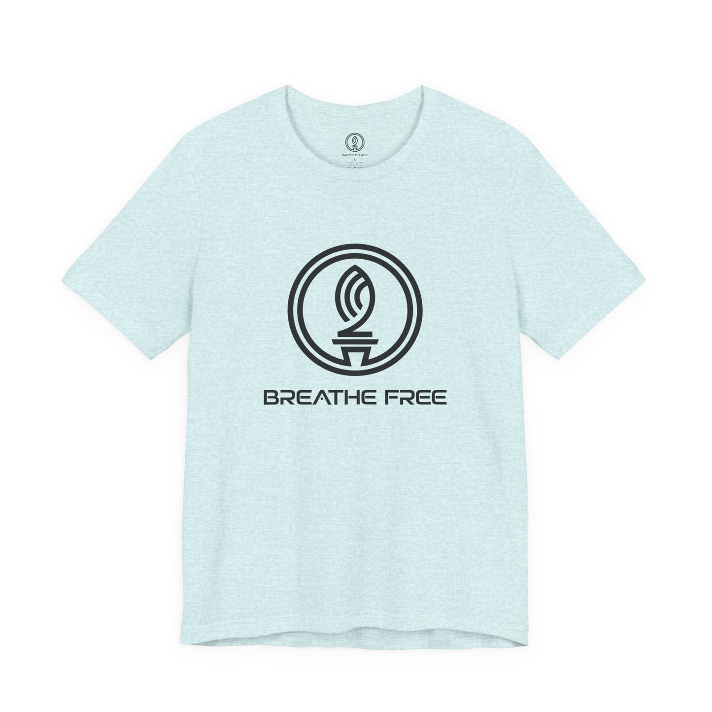BREATHE FREE LOGO BLACK - Unisex Tee - Perfect for Daily Comfort, Gifts, Outdoors,  Casual Wear, and Relaxation