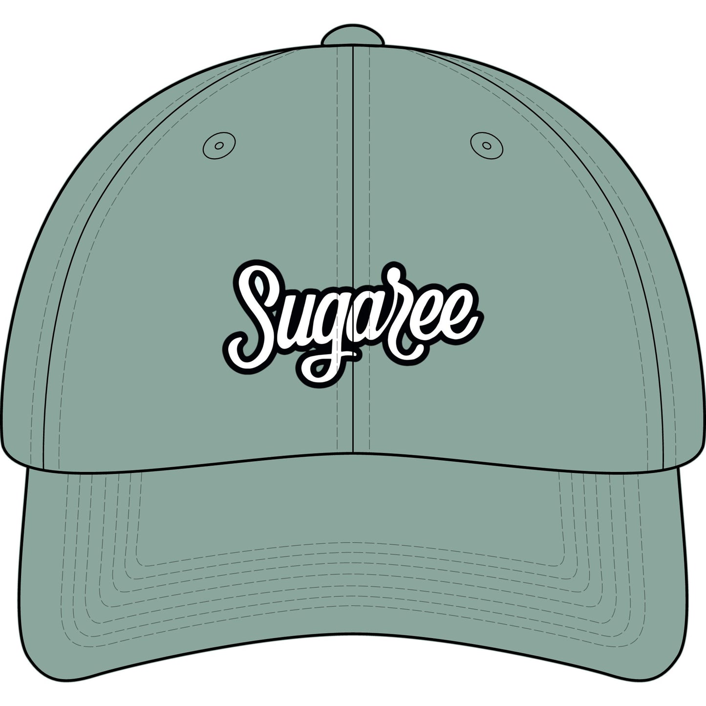 Sugaree Embroidered Cap — Classic Script Baseball Hat