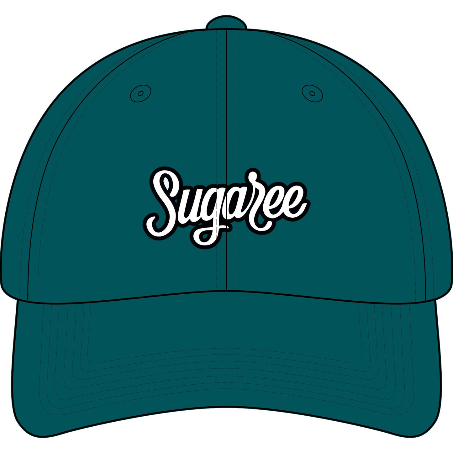 Sugaree Embroidered Cap — Classic Script Baseball Hat