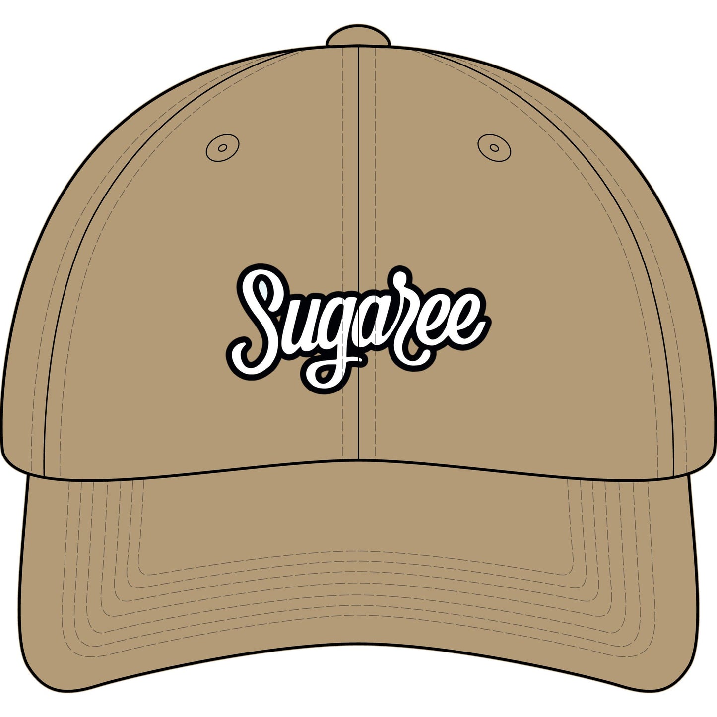 Sugaree Embroidered Cap — Classic Script Baseball Hat