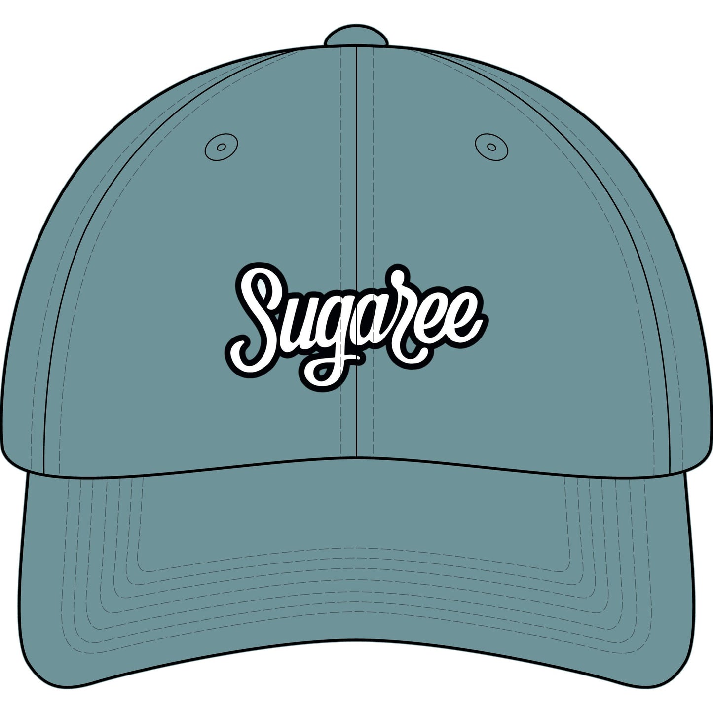 Sugaree Embroidered Cap — Classic Script Baseball Hat