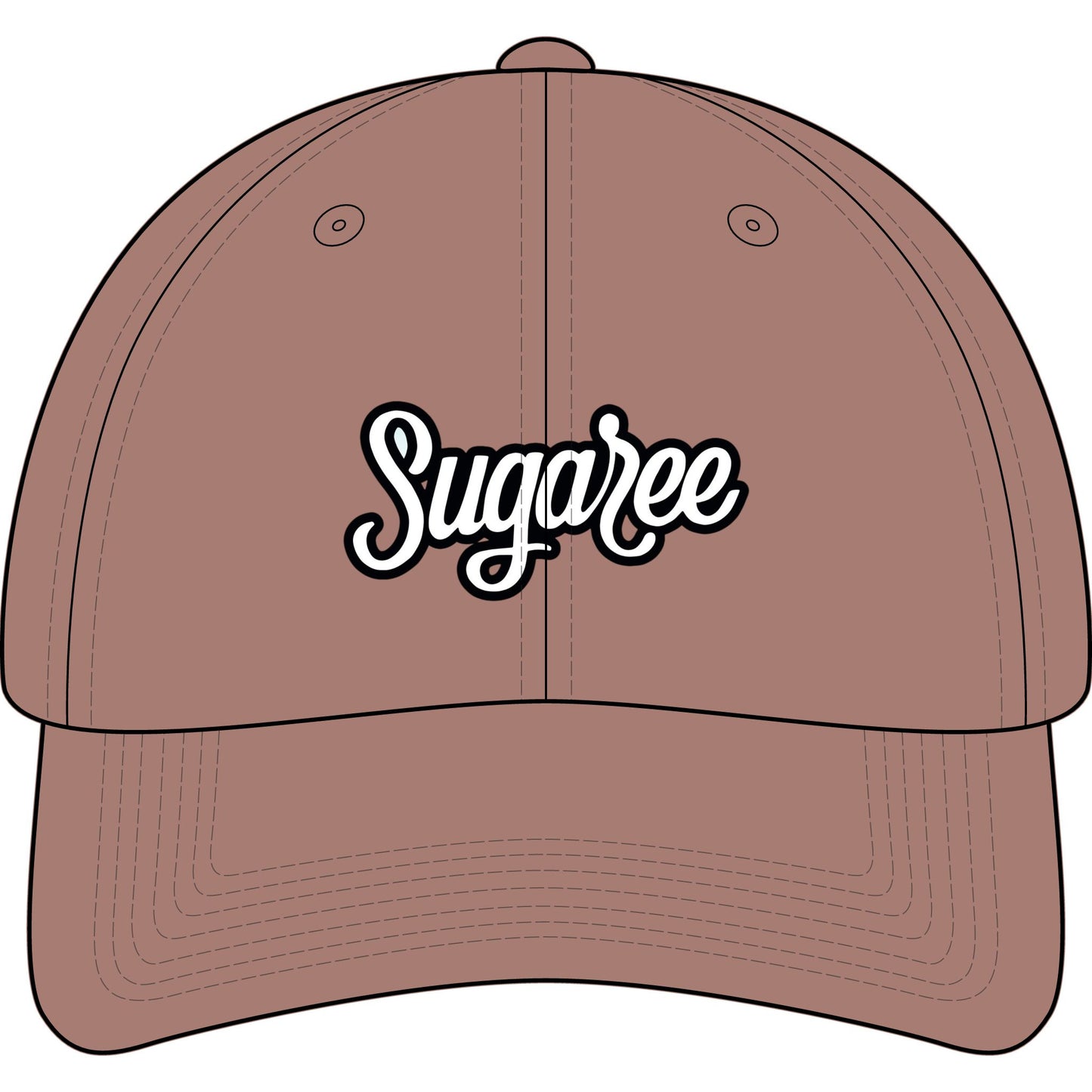 Sugaree Embroidered Cap — Classic Script Baseball Hat