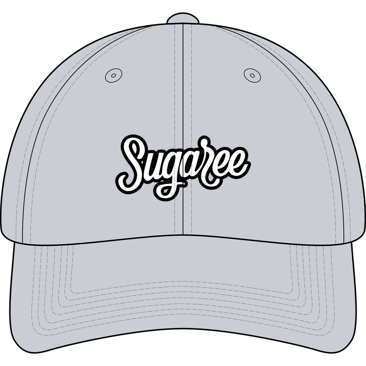 Sugaree Embroidered Cap — Classic Script Baseball Hat