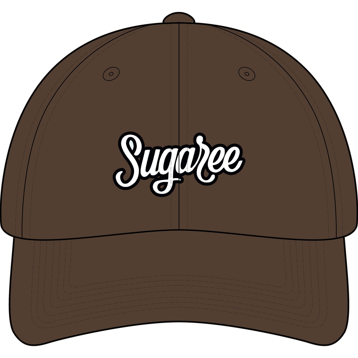 Sugaree Embroidered Cap — Classic Script Baseball Hat