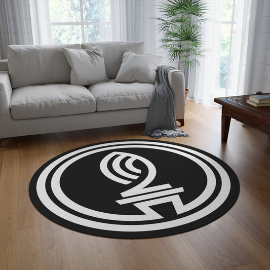 Elegant Round Rug for Home Decor, Modern Living Room Accent, Cozy Bedroom Mat, Stylish Area Rug, Gift for Housewarming
