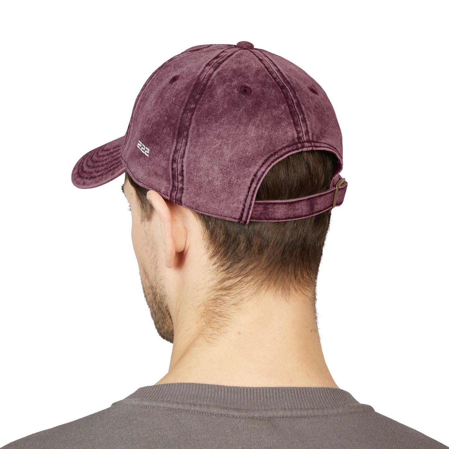 Vintage Embroidered Cap - "BREATHE FREE" Distressed Dad Hat