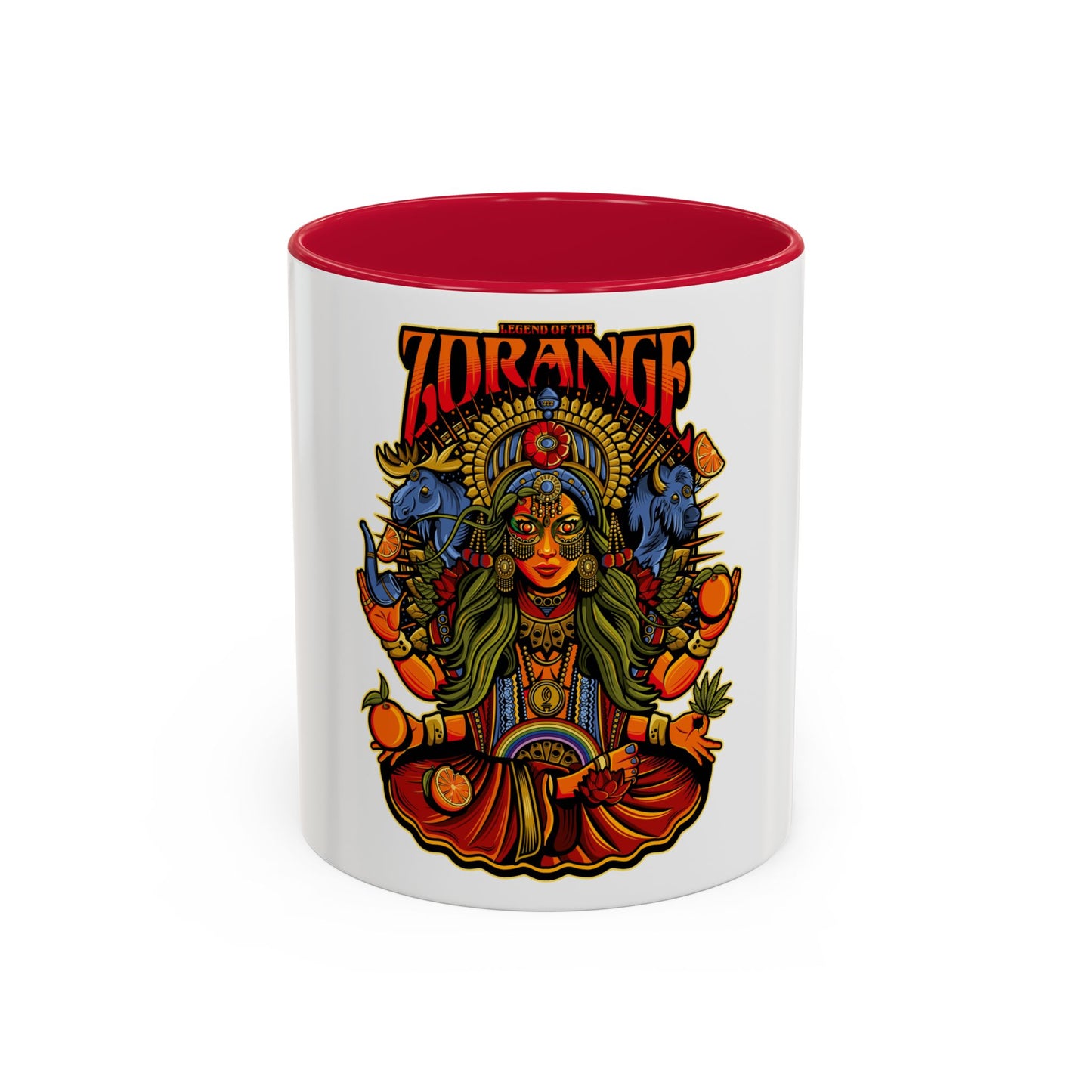 Legend of the Zorange Mug – Vibrant Gift for Tea Lovers, Coffee Drinkers, Home Decor, Art Enthusiasts, Unique Gift Idea, Bright Beverage