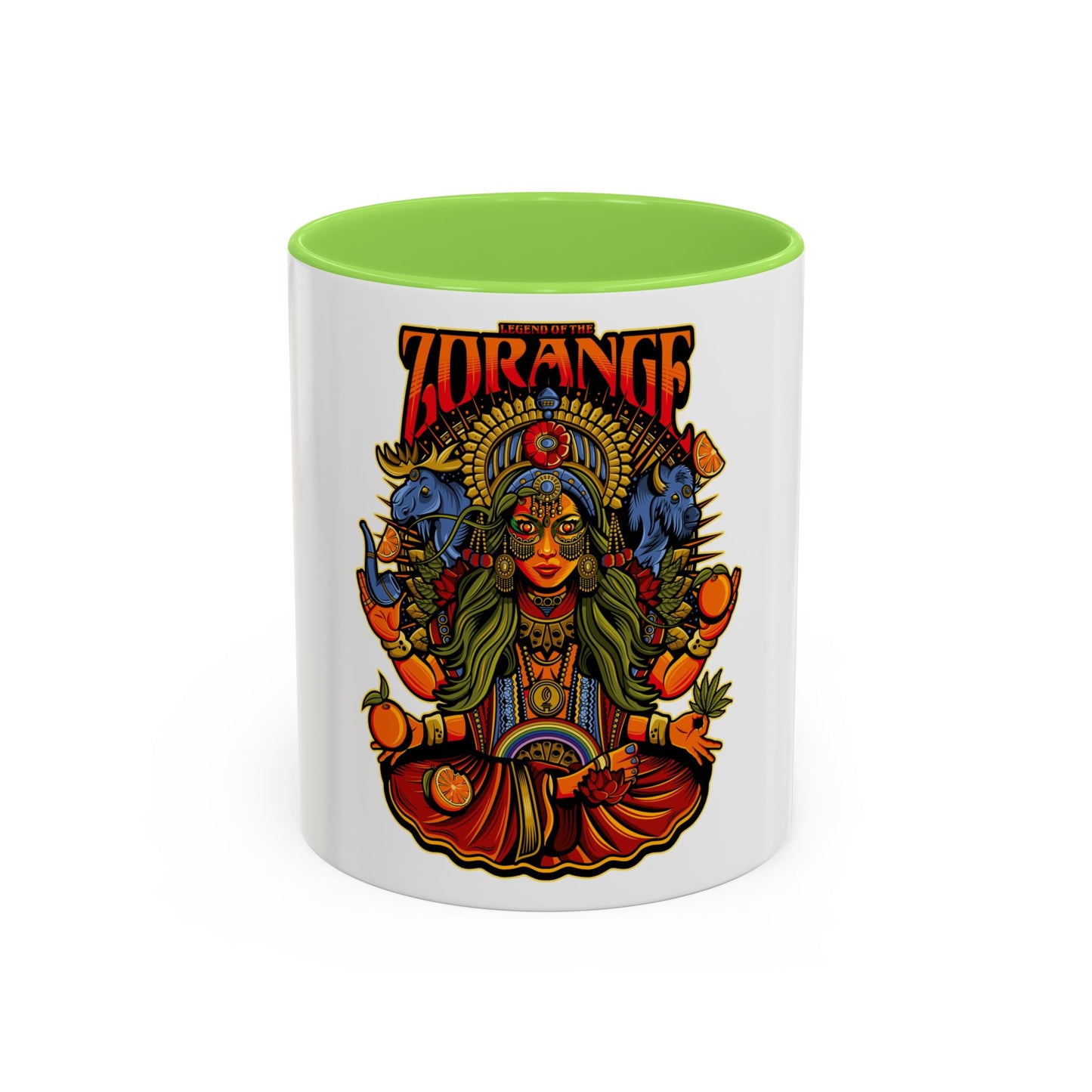 Legend of the Zorange Mug – Vibrant Gift for Tea Lovers, Coffee Drinkers, Home Decor, Art Enthusiasts, Unique Gift Idea, Bright Beverage